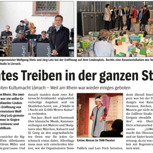 The Hatpats Big Band Kulturnacht Weil am Rhein 2018 Wochenblatt